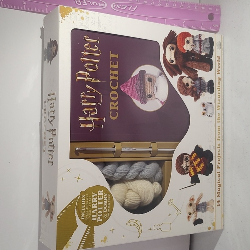 Harry Potter Crochet Kit To Make Harry & Dobby, Directions For 12 More Projects